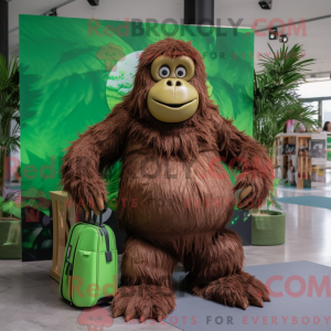 Olive Orangutan mascot...