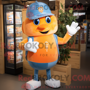 Orange Ice maskot kostume...