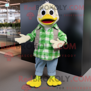 Lime Green Goose maskot...