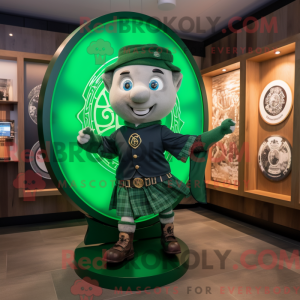 Forest Green Celtic Shield...
