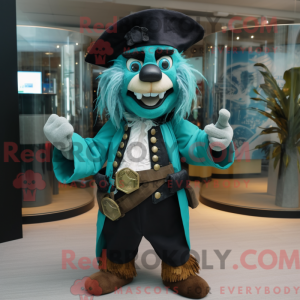 Figura de máscara de pirata...