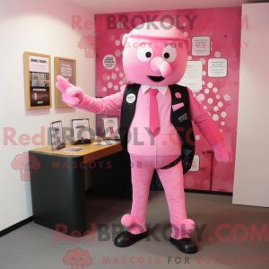 Maskottchenkostüm Rosa...