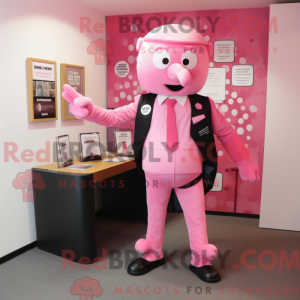 Pink Attorney mascot...