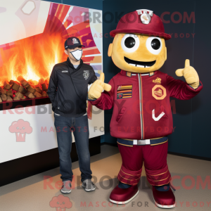 Maroon Fajitas mascot...
