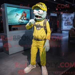 Lemon Yellow Zombie mascot...