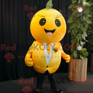 Yellow Grapefruit mascot...