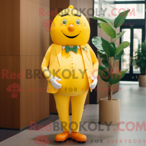 Yellow Grapefruit mascot...