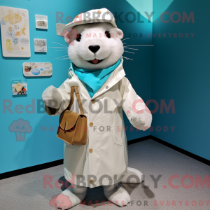 White Otter maskot...