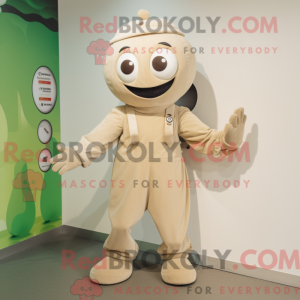 Beige armbånd maskot...
