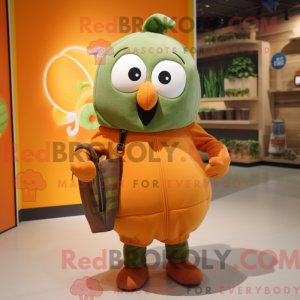 Olive Orange Maskottchen...