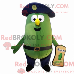 Navy Cucumber mascot...