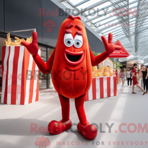 Red French Fries mascot...