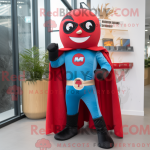 Superheltmaskotdraktfigur...