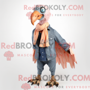 Peach Vulture Maskottchen...
