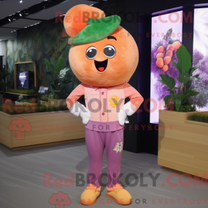 Peach Grape maskot kostume...
