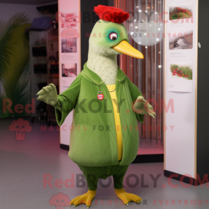 Green Woodpecker mascot...