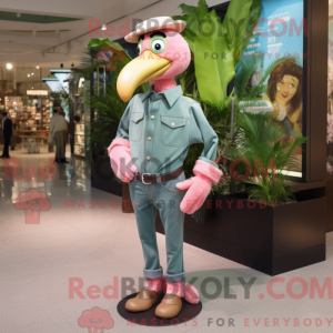 Máscara Olive Flamingo com...
