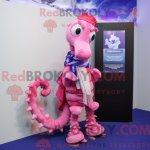 Máscara Rosa Sea Horse com...