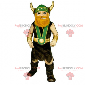 Mascote viking loiro, homem lutador, fantasia Cortar L (175-180CM)