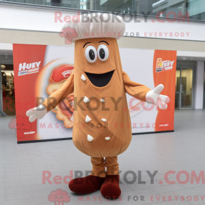 Tan Currywurst mascot...