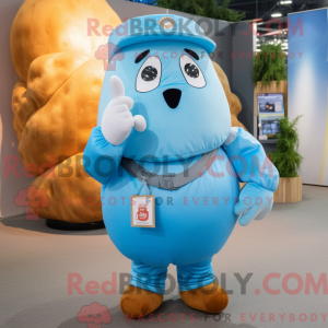 Sky Blue Potato mascot...