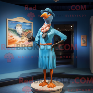 Maskottchenkostüm Blaue...