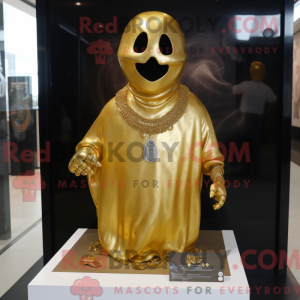 Maskottchenkostüm Gold...