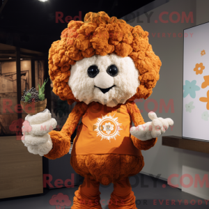 Rust blomkål maskot kostume...