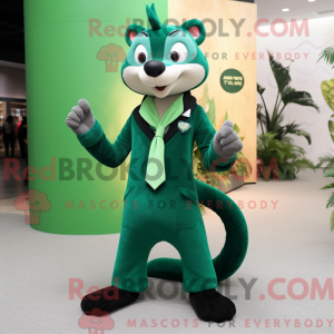 Forest Green Weasel mascot...