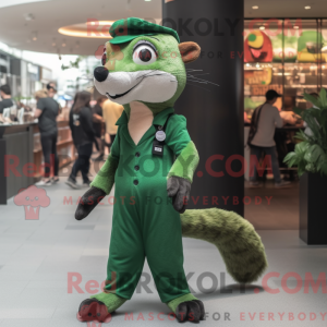 Forest Green Weasel maskot...