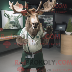 Irish Elk mascot costume...