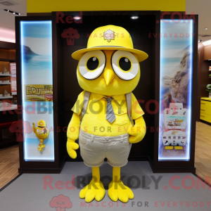 Lemon Yellow Owl mascot...