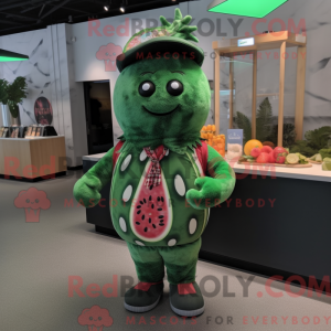 Skovgrøn vandmelon maskot...