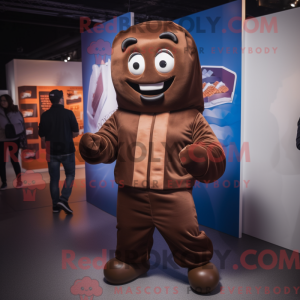 Brown Chocolate Bar mascot...