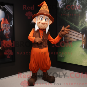 Rust Witch mascottekostuum...