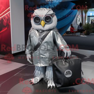 Sølvugle maskot kostume...