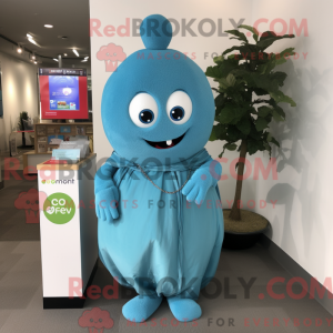 Figura de máscara Cyan...