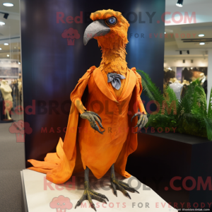 Orange Archaeopteryx maskot...