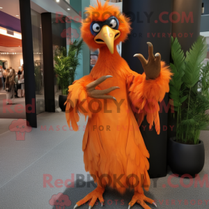 Orange Archeopteryx mascot...