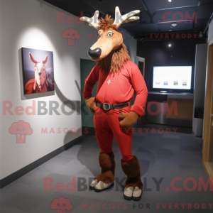 Red Irish Elk máscara de...