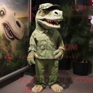 Postava maskota Olive T Rex...