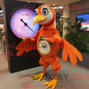 Orange Archaeopteryx maskot...