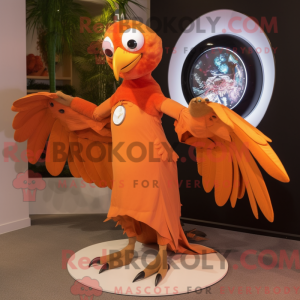 Orange Archaeopteryx maskot...