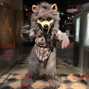 Varulv maskot kostume...