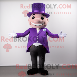 Purple Juggle mascot...