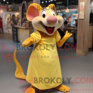 Yellow Ratatouille mascot...