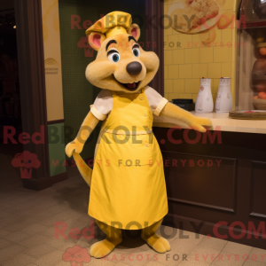 Yellow Ratatouille mascot...