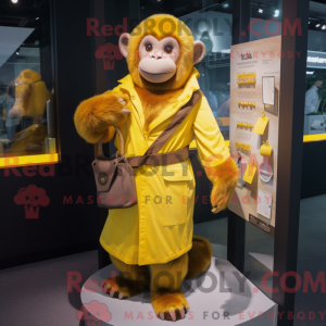 Gul abe maskot kostume...