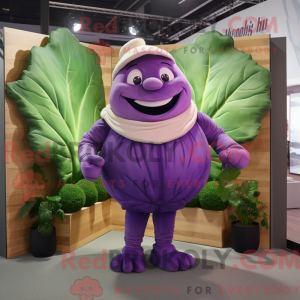 Purple Cabbage mascot...