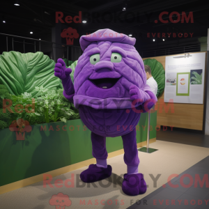 Purple Cabbage mascot...